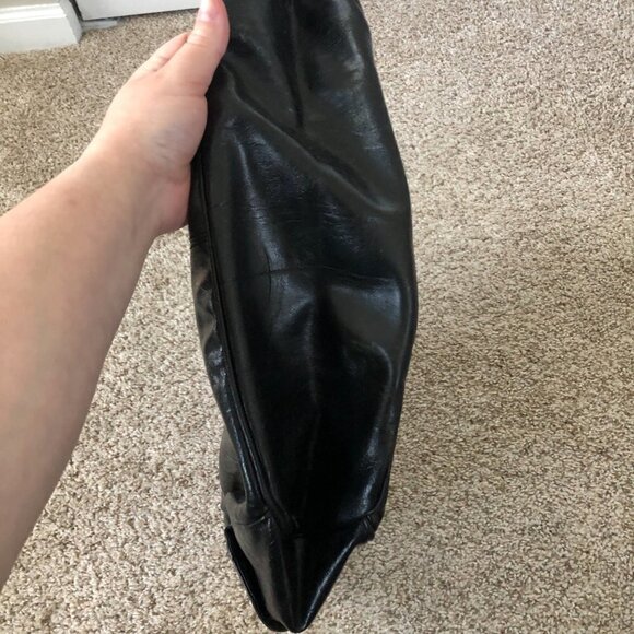 Miche Vanessa Black/White Floral Print Magnetic Close Purse Shell - Picture 8 of 9